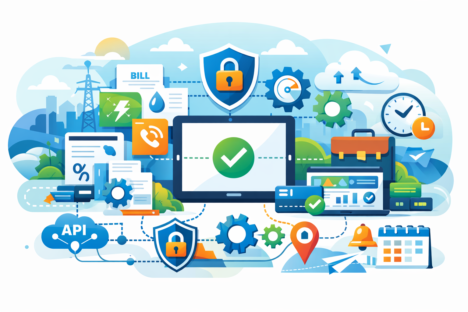 تسديد فواتيرك بأمان وسرعة